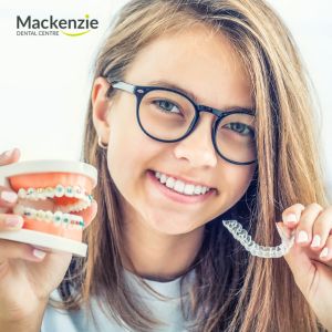 cosmetic dentist woodbridge braces or invisalign